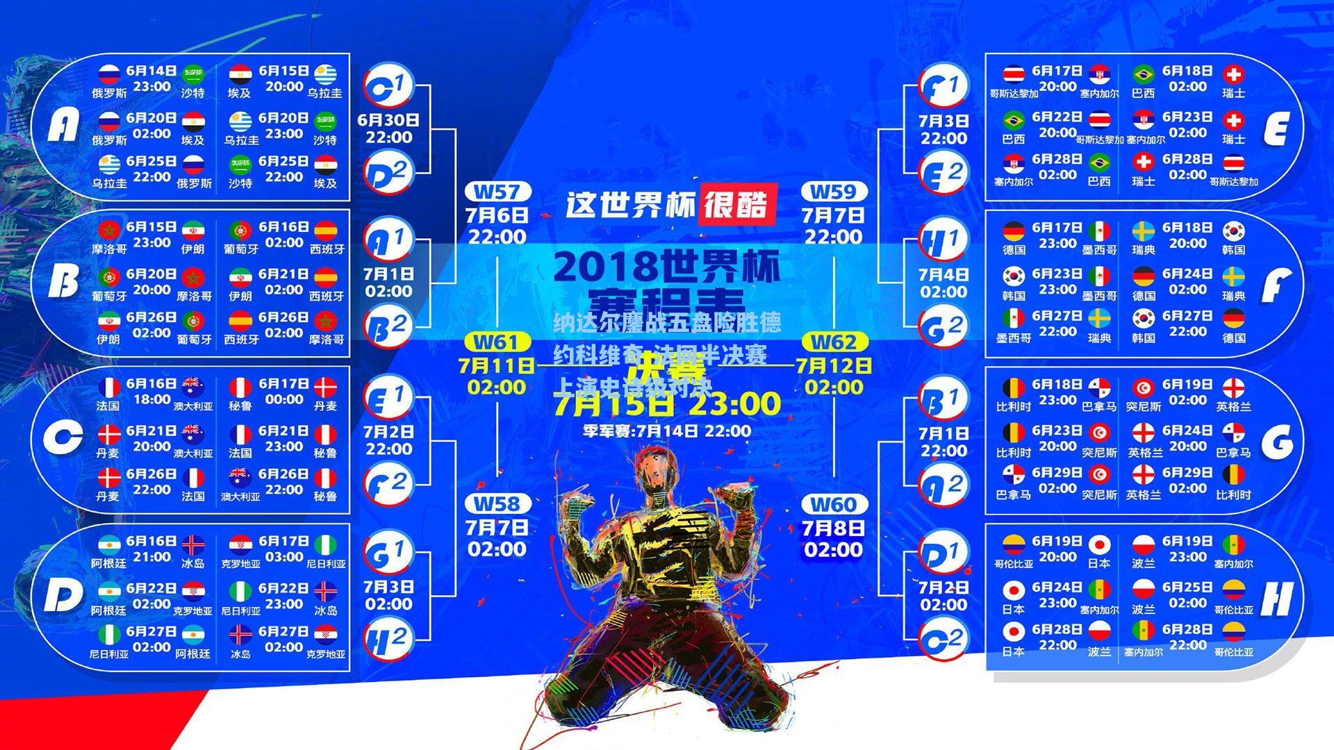 纳达尔鏖战五盘险胜德约科维奇 法网半决赛上演史诗级对决